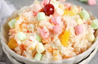 Straightforward Ambrosia Salad – Spend With Pennies