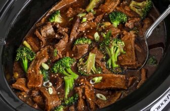 Sluggish Cooker Beef and Broccoli