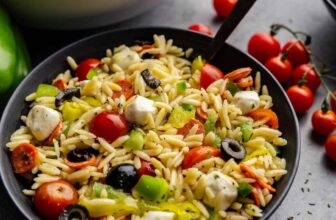 Italian Orzo Pasta Salad