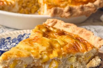 CHEDDAR CORN QUICHE – The Southern Woman Cooks